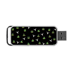 Cactus Pattern Portable Usb Flash (two Sides) by Valentinaart