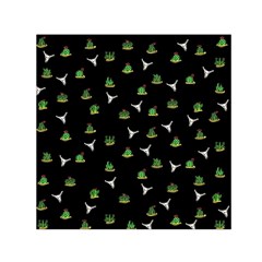 Cactus Pattern Small Satin Scarf (square) by Valentinaart