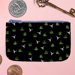 Cactus Pattern Large Coin Purse