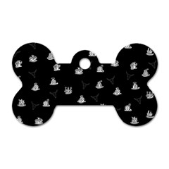 Cactus pattern Dog Tag Bone (One Side)