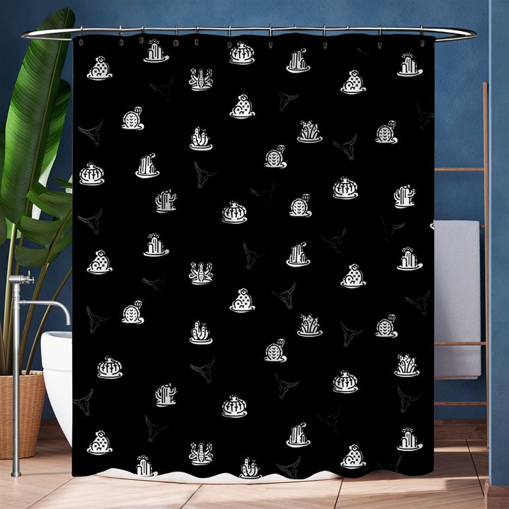 Cactus pattern Shower Curtain 60  x 72  (Medium) 