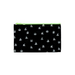 Cactus Pattern Cosmetic Bag (xs) by Valentinaart