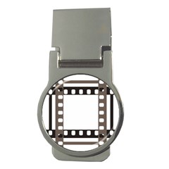 Frame Decorative Movie Cinema Money Clips (round)  by Nexatart