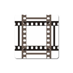 Frame Decorative Movie Cinema Square Magnet by Nexatart