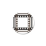 Frame Decorative Movie Cinema Golf Ball Marker Front