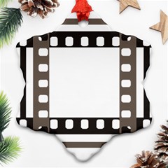 Frame Decorative Movie Cinema Ornament (snowflake) by Nexatart