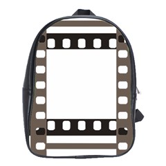 Frame Decorative Movie Cinema School Bags (xl)  by Nexatart