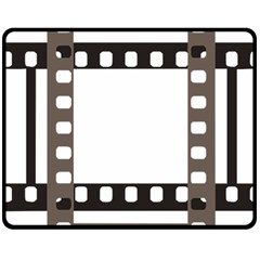 Frame Decorative Movie Cinema Double Sided Fleece Blanket (medium) 