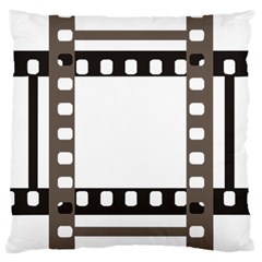 Frame Decorative Movie Cinema Standard Flano Cushion Case (one Side) by Nexatart