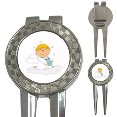 Angel Baby Bottle Cute Sweet 3-in-1 Golf Divots by Nexatart