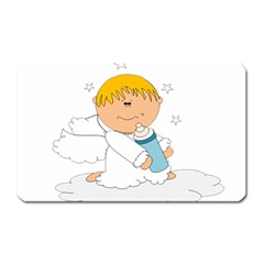 Angel Baby Bottle Cute Sweet Magnet (rectangular) by Nexatart