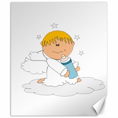 Angel Baby Bottle Cute Sweet Canvas 20  X 24   by Nexatart