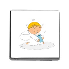 Angel Baby Bottle Cute Sweet Memory Card Reader (square) by Nexatart