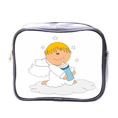 Angel Baby Bottle Cute Sweet Mini Toiletries Bags by Nexatart