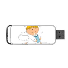 Angel Baby Bottle Cute Sweet Portable Usb Flash (two Sides) by Nexatart