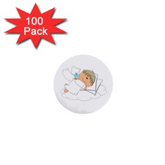 Sweet Dreams Angel Baby Cartoon 1  Mini Buttons (100 Pack)  by Nexatart