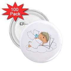 Sweet Dreams Angel Baby Cartoon 2 25  Buttons (100 Pack)  by Nexatart