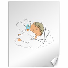 Sweet Dreams Angel Baby Cartoon Canvas 18  X 24   by Nexatart