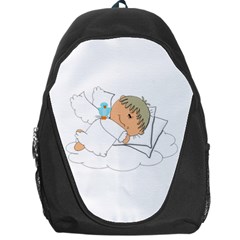 Sweet Dreams Angel Baby Cartoon Backpack Bag by Nexatart