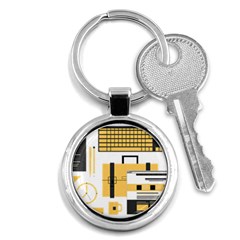 Web Design Mockup Web Developer Key Chains (round)  by Nexatart