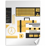 Web Design Mockup Web Developer Canvas 12  x 16   11.86 x15.41  Canvas - 1