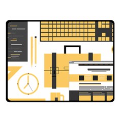 Web Design Mockup Web Developer Fleece Blanket (small) by Nexatart