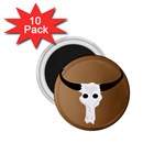 Logo The Cow Animals 1.75  Magnets (10 pack)  Front