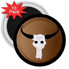 Logo The Cow Animals 3  Magnets (10 pack) 