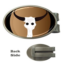 Logo The Cow Animals Money Clips (oval)  by Nexatart