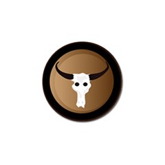 Logo The Cow Animals Golf Ball Marker