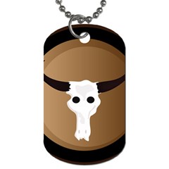 Logo The Cow Animals Dog Tag (Two Sides)