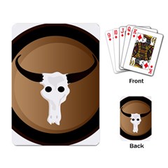 Logo The Cow Animals Playing Card