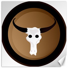 Logo The Cow Animals Canvas 16  X 16   by Nexatart