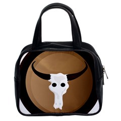 Logo The Cow Animals Classic Handbags (2 Sides)