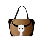 Logo The Cow Animals Shoulder Handbags Back