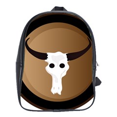 Logo The Cow Animals School Bags(Large) 