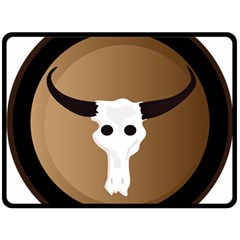 Logo The Cow Animals Fleece Blanket (large)  by Nexatart