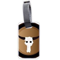 Logo The Cow Animals Luggage Tags (two Sides) by Nexatart