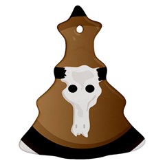 Logo The Cow Animals Christmas Tree Ornament (Two Sides)