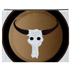 Logo The Cow Animals Cosmetic Bag (xxxl)  by Nexatart