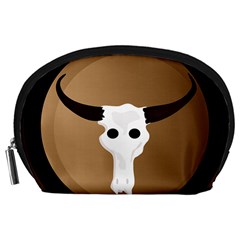 Logo The Cow Animals Accessory Pouches (large)  by Nexatart