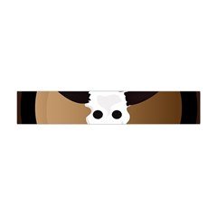 Logo The Cow Animals Flano Scarf (Mini)