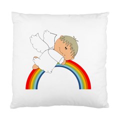 Angel Rainbow Cute Cartoon Angelic Standard Cushion Case (one Side) by Nexatart