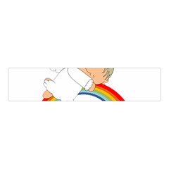 Angel Rainbow Cute Cartoon Angelic Velvet Scrunchie by Nexatart