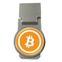 Bitcoin Cryptocurrency Currency Money Clips (round)  by Nexatart