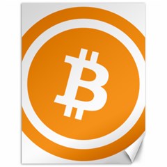 Bitcoin Cryptocurrency Currency Canvas 12  X 16   by Nexatart