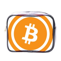 Bitcoin Cryptocurrency Currency Mini Toiletries Bags by Nexatart