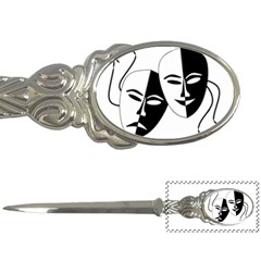 Theatermasken Masks Theater Happy Letter Openers by Nexatart