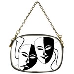 Theatermasken Masks Theater Happy Chain Purses (Two Sides)  Back