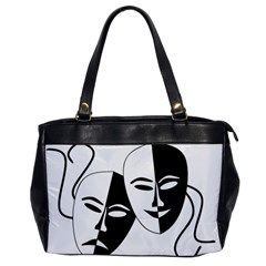 Theatermasken Masks Theater Happy Office Handbags by Nexatart